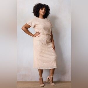 LC Lauren Conrad Sequince Slip Skirt XXL